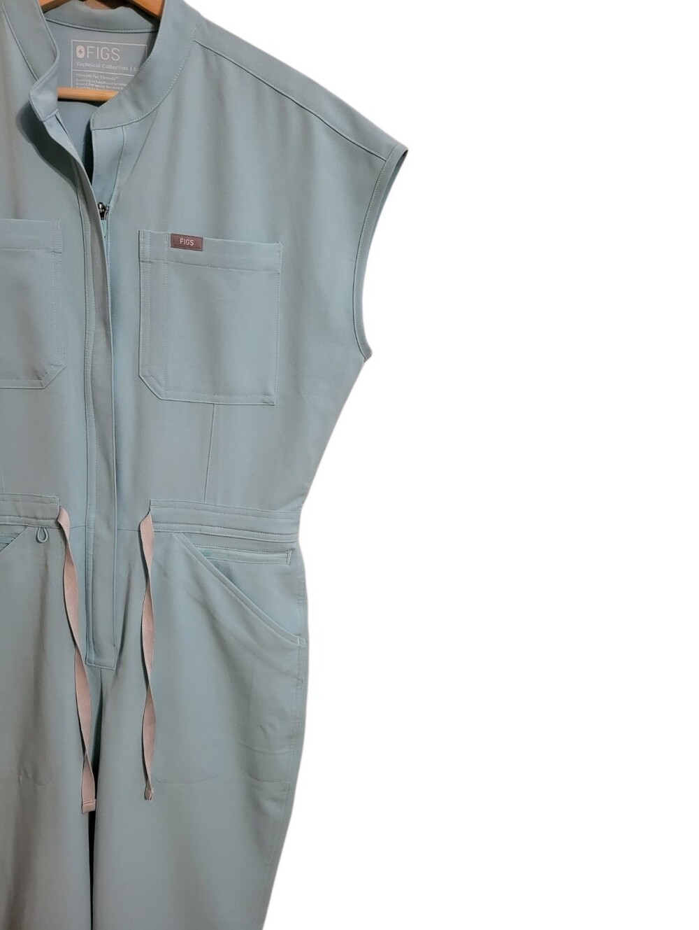 Figs Blue Rafaela Jumpsuit - Picture 2 of 6